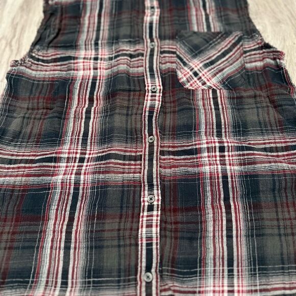 Treasure & Bond Cut Off Flannel - Picture 3 of 5